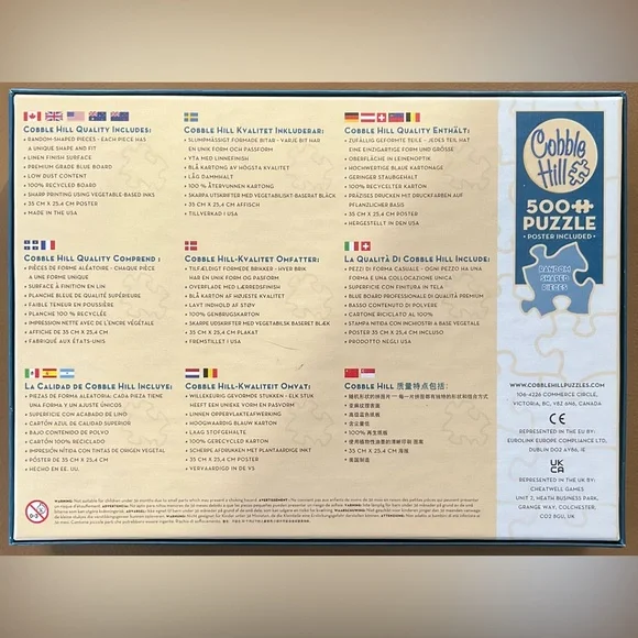 Cobble Hill “Garden Birds in Autumn” 500 piece puzzle - Picture 2 of 5